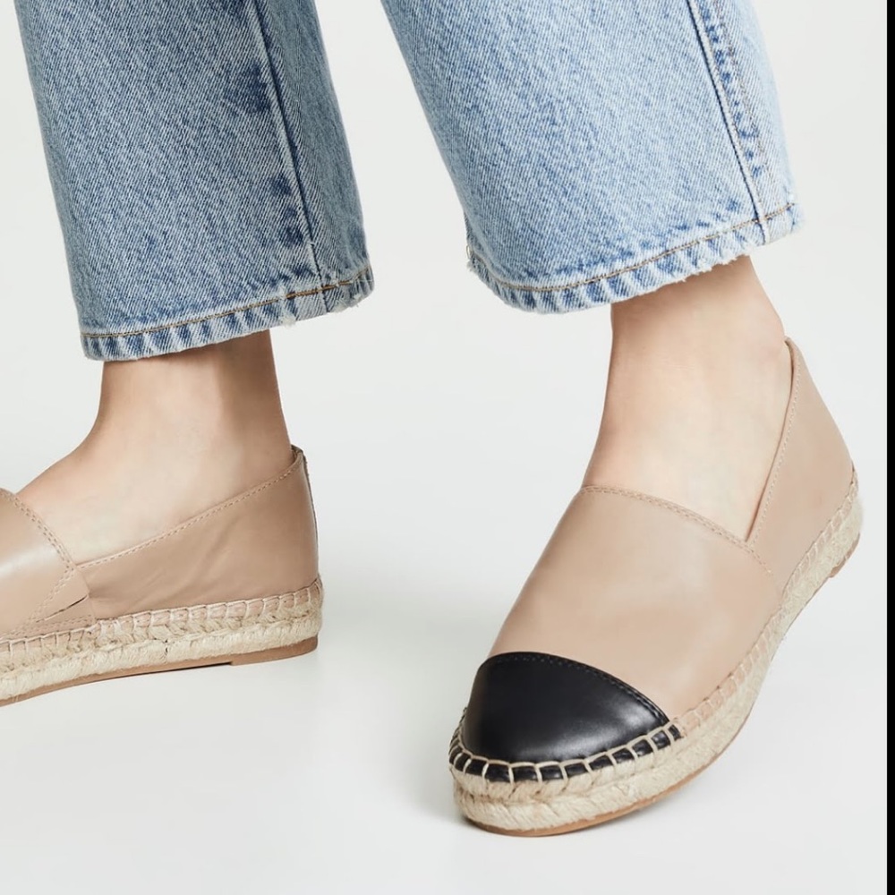 Sam Edelman Krissy Espadrilles (Black/Tan)